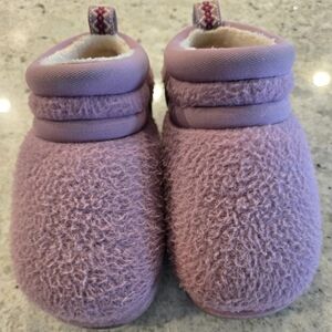 Cozy Purple Fuzzy Slippers